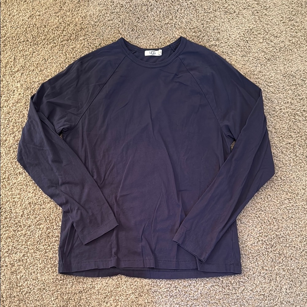 UGG Men's Navy Long Sleeve Shirt